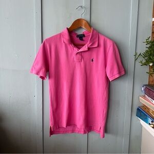 Ralph Lauren Kids Pink Polo Shirt SZ Large 14-16